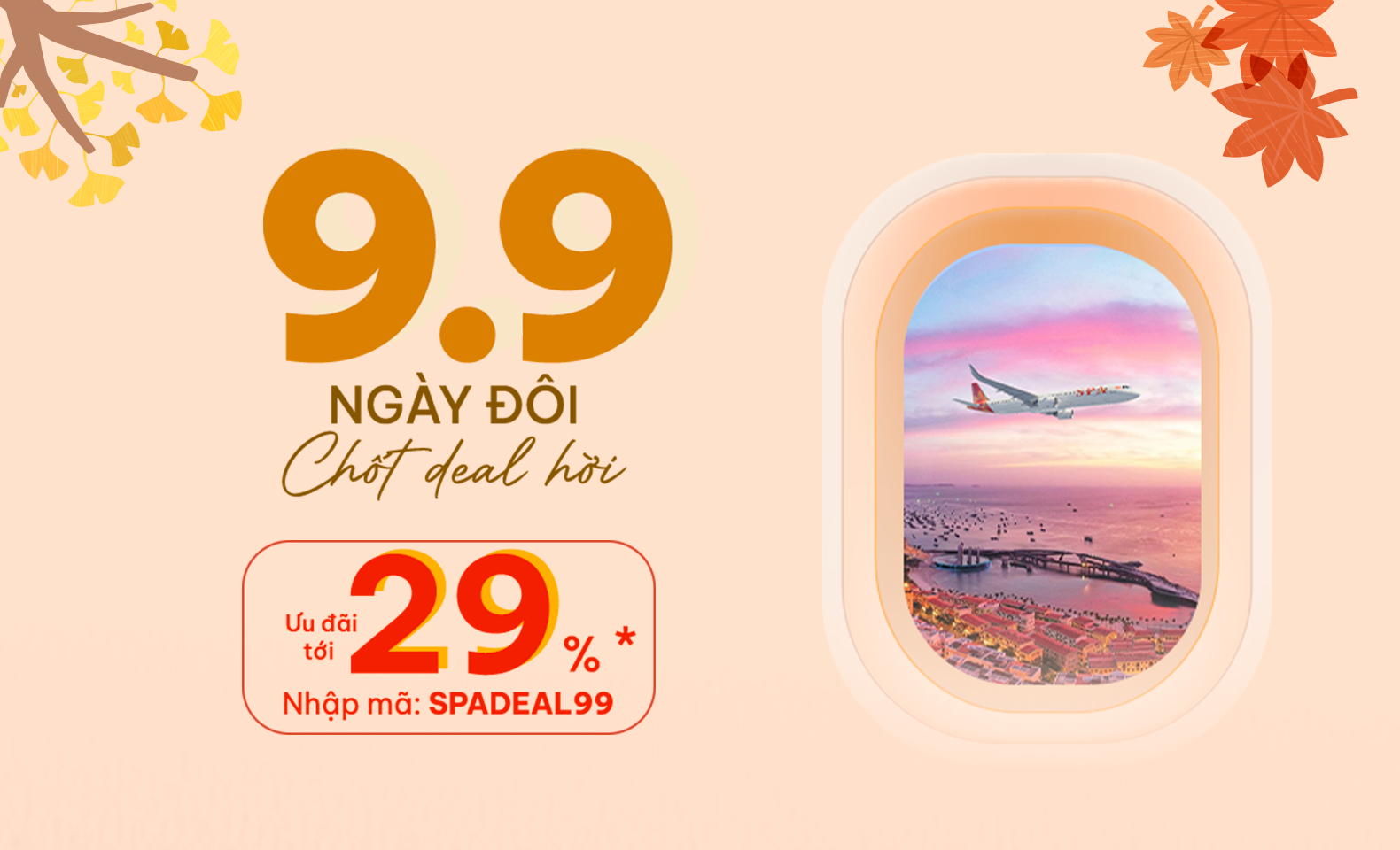 Deal 9/9 Sun PhuQuoc Airways: Giảm Đến 29% Vé Máy Bay