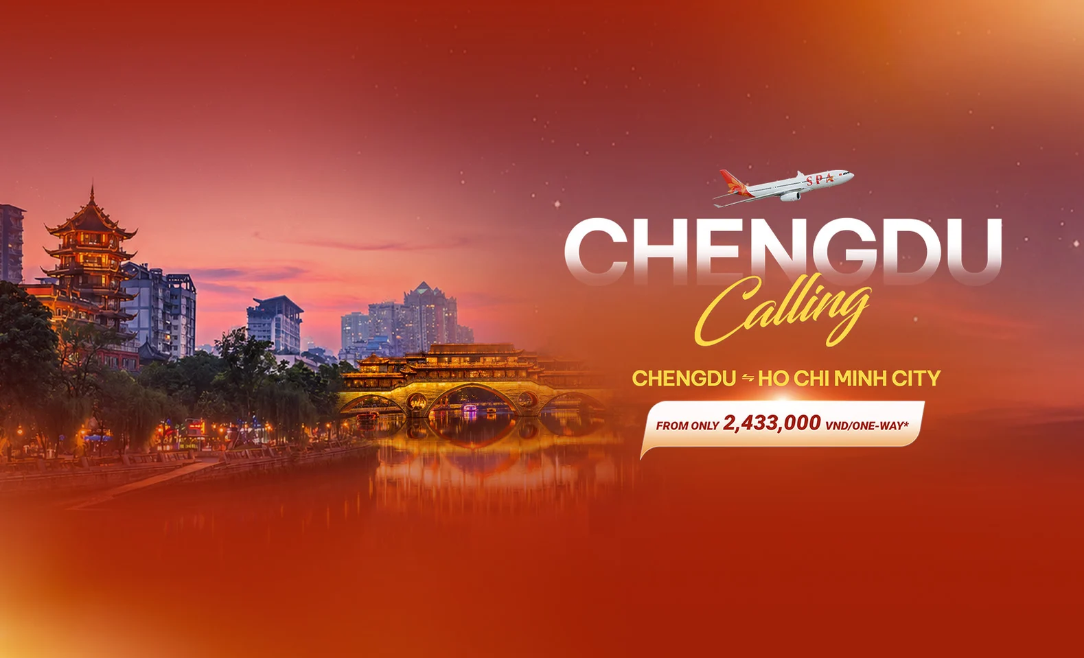 Chengdu Calling – fly to Chengdu, explore Sichuan from VND 2,433,000