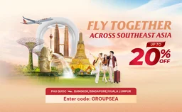Flying from Singapore, Kuala Lumpur, or Bangkok to Phu Quoc – Up to 20% Off for Groups