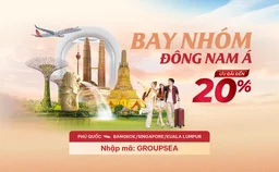 Giảm 20% khi bay nhóm tới Đông Nam Á cùng Sun PhuQuoc Airways 
