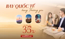 Bay quốc tế hạng Thương gia – Ưu đãi lên đến 35%