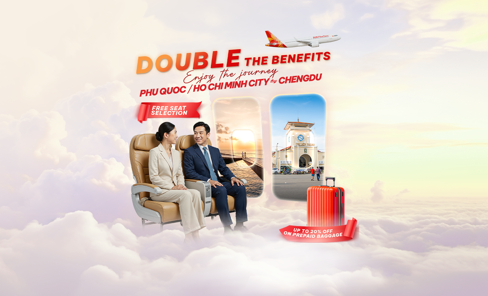 Double Your Travel Perks and Enjoy Chengdu with Sun PhuQuoc Airways