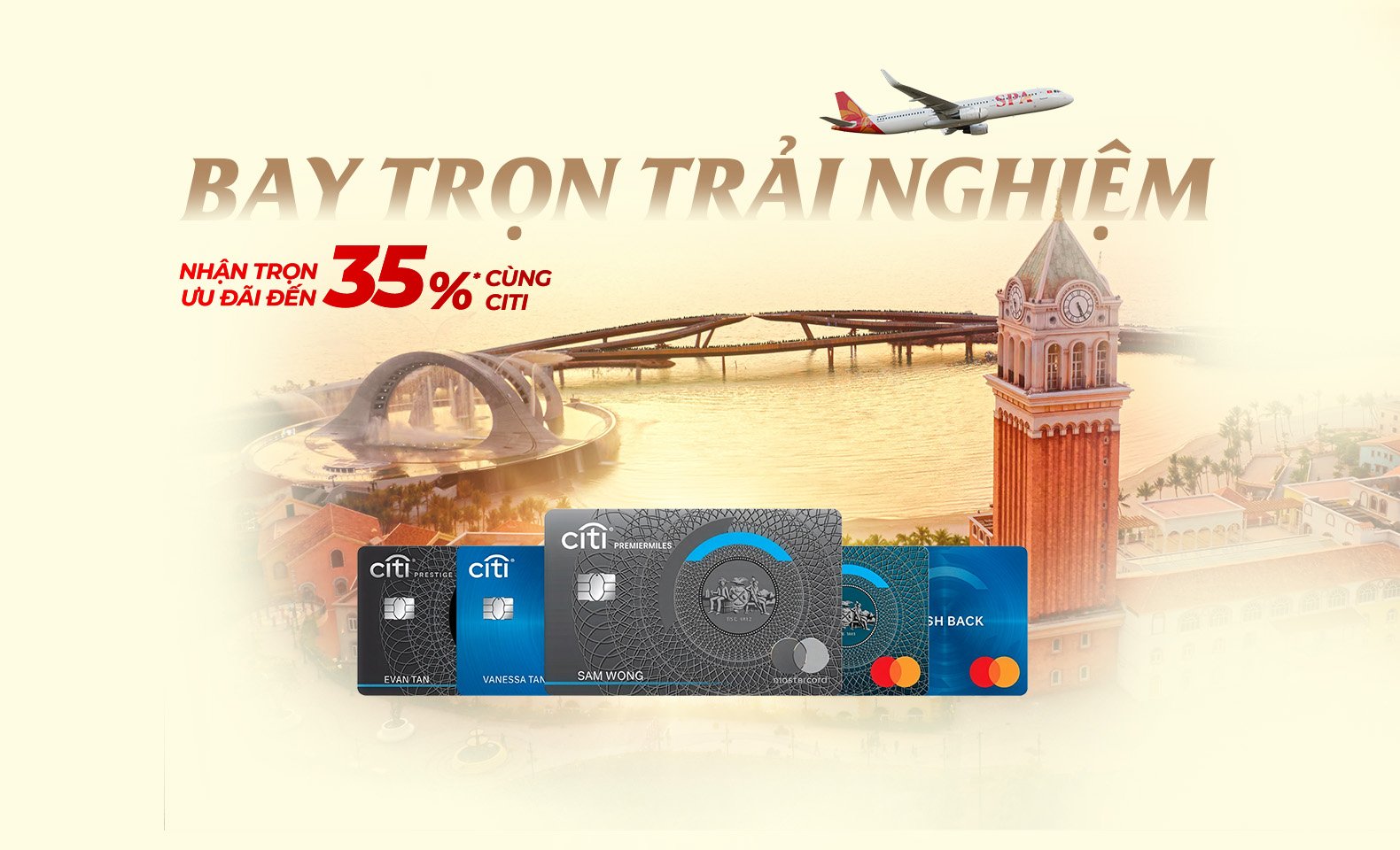 Bay trọn trải nghiệm, nhận trọn ưu đãi