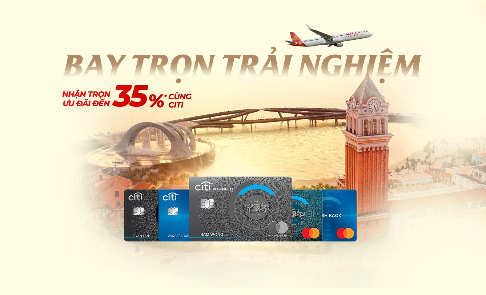 Bay trọn trải nghiệm, nhận trọn ưu đãi