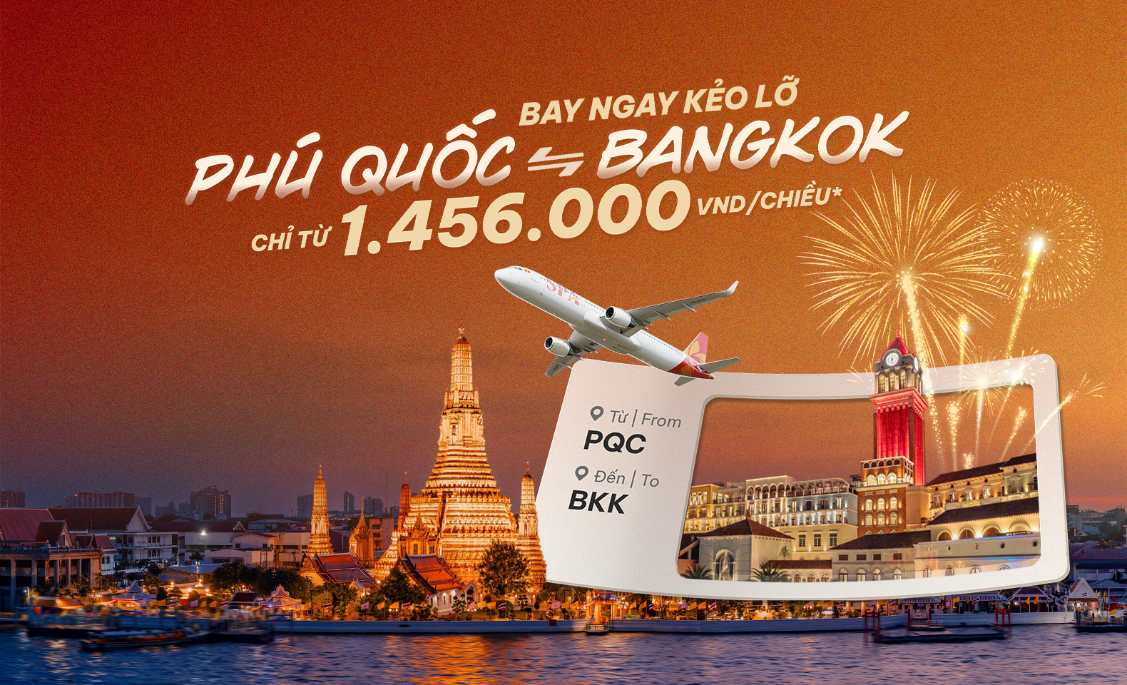Bay ngay kẻo lỡ - Bangkok đang chờ