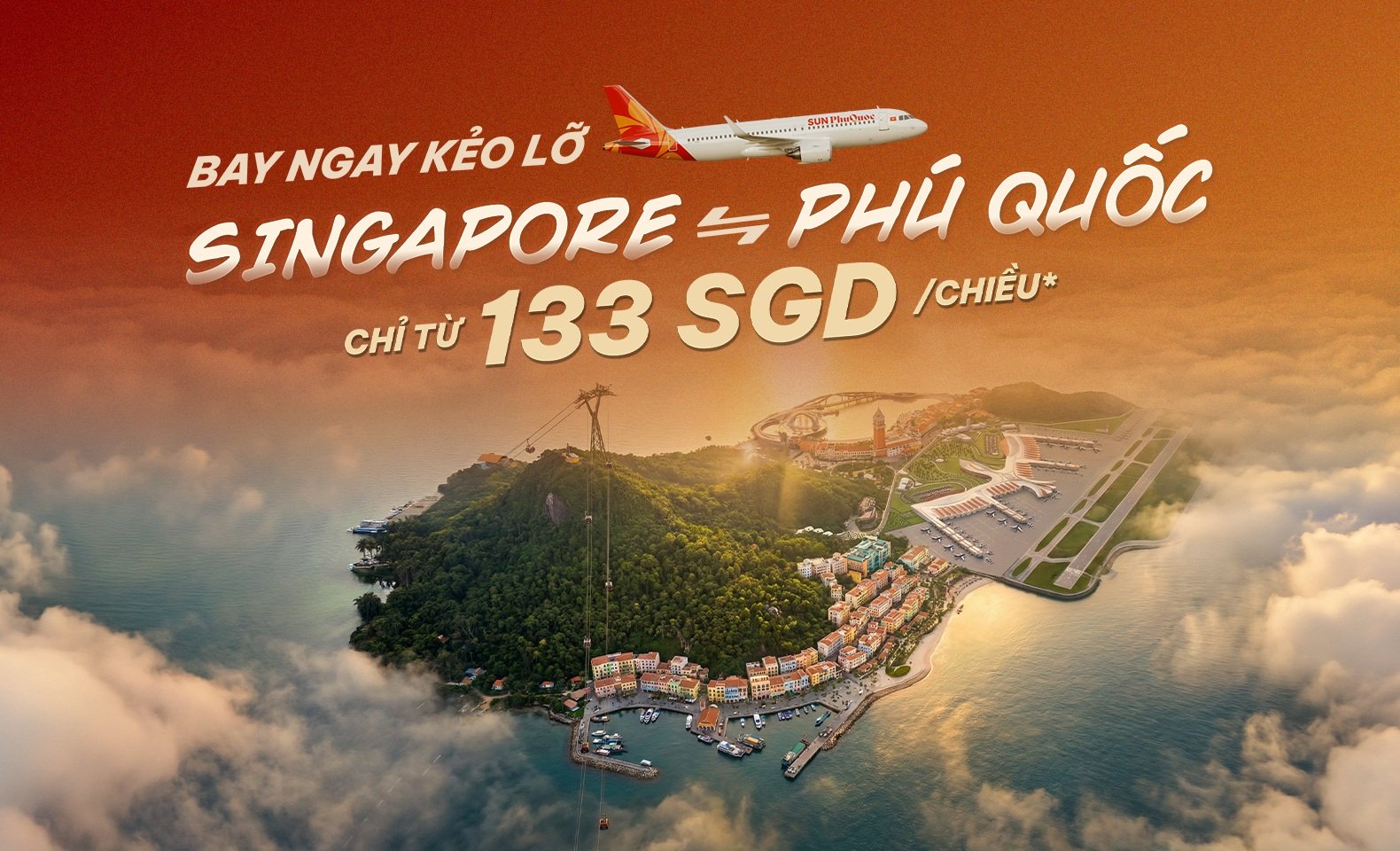 Chốt lịch Phú Quốc – bay ngay kẻo lỡ chỉ 133 SGD*