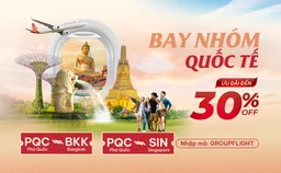 Nhận ưu đãi lên tới 30% khi cùng "đồng đội" bay Singapore, Thái Lan