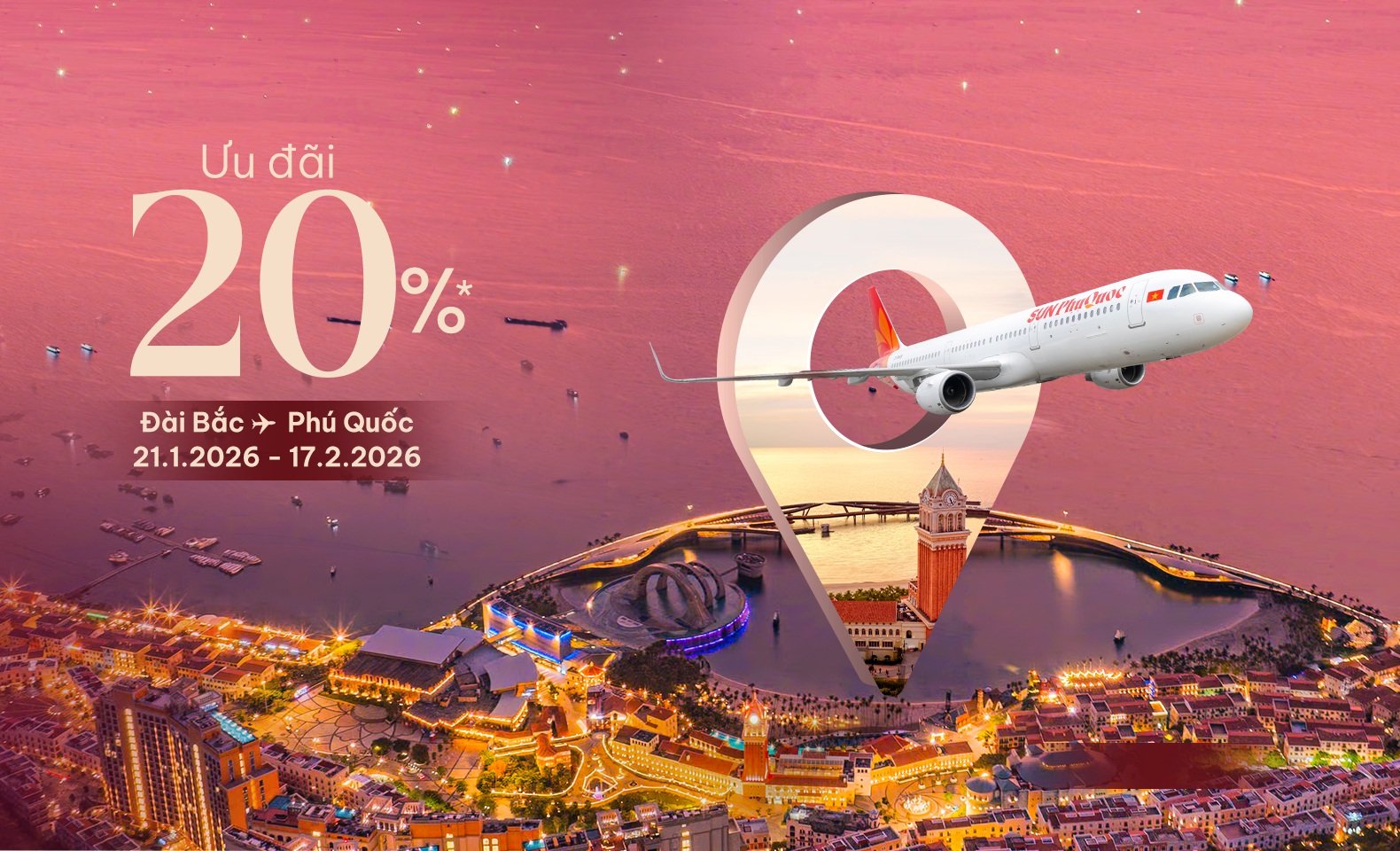 Xin chào Phú Quốc! Ưu đãi ngay 20%