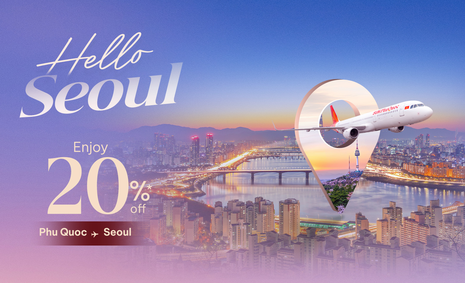 Hello Seoul! Enjoy 20% Off