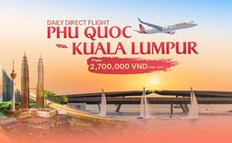 Fly from Phu Quoc to Kuala Lumpur with fares from VND 2,700,000