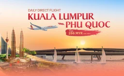 Fly from Kuala Lumpur to Phu Quoc from just MYR 286/one-way*