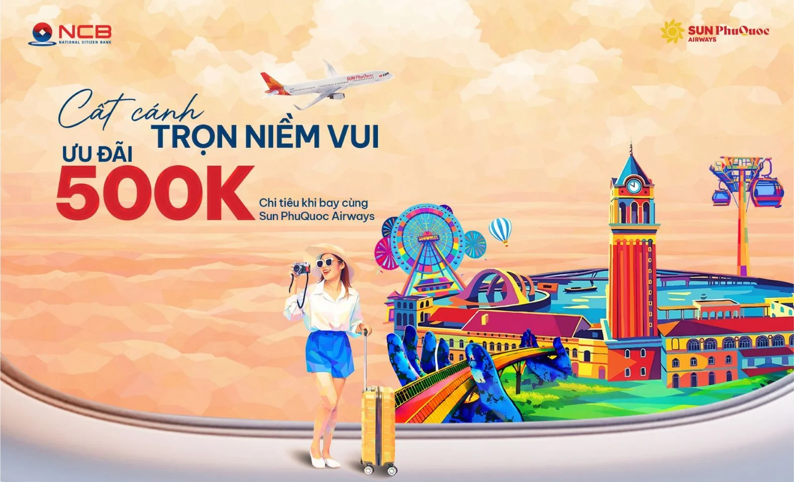Cất cánh trọn niềm vui: Ưu đãi lên đến 500.000 đồng dành cho hành khách Sun PhuQuoc Airways
