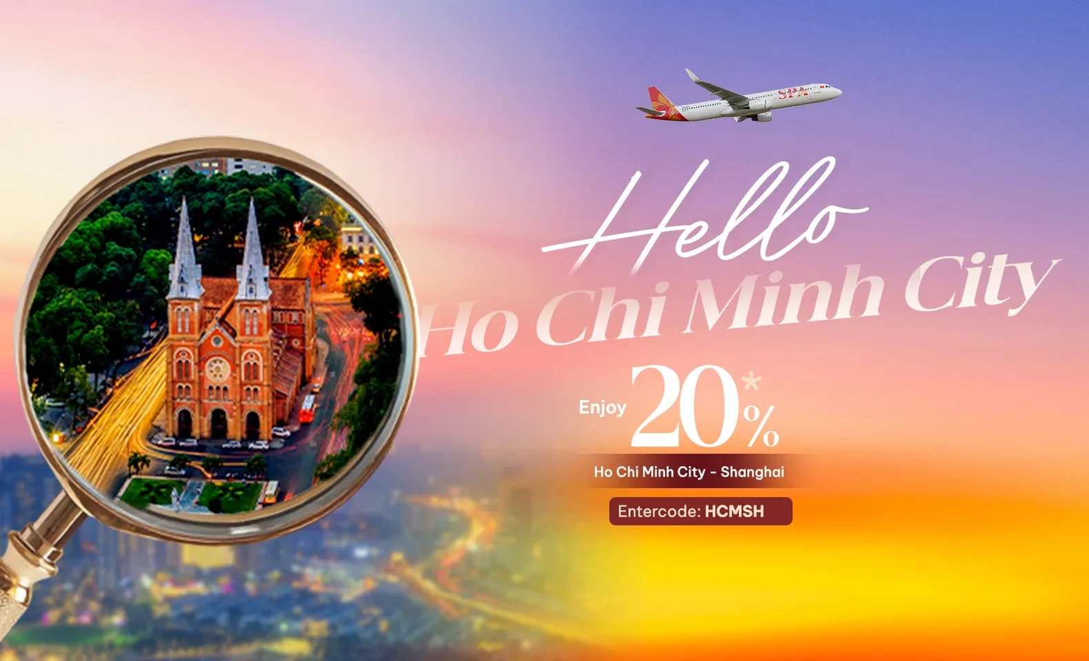 Fly Direct from Shanghai to Ho Chi Minh City and Enjoy 20% Off Your Fare