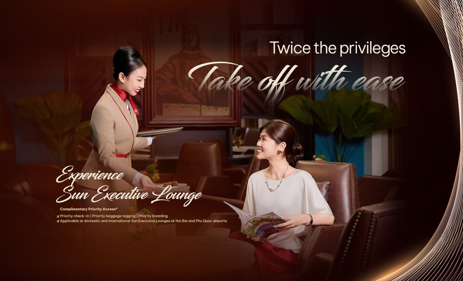Sun Executive Lounge: Twice the Privileges – Take Off with Ease