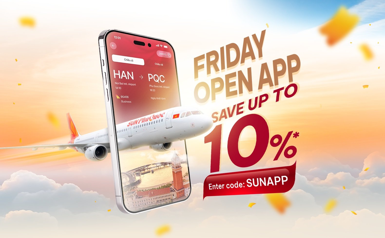 Friday - Open App & Save up to 10%
