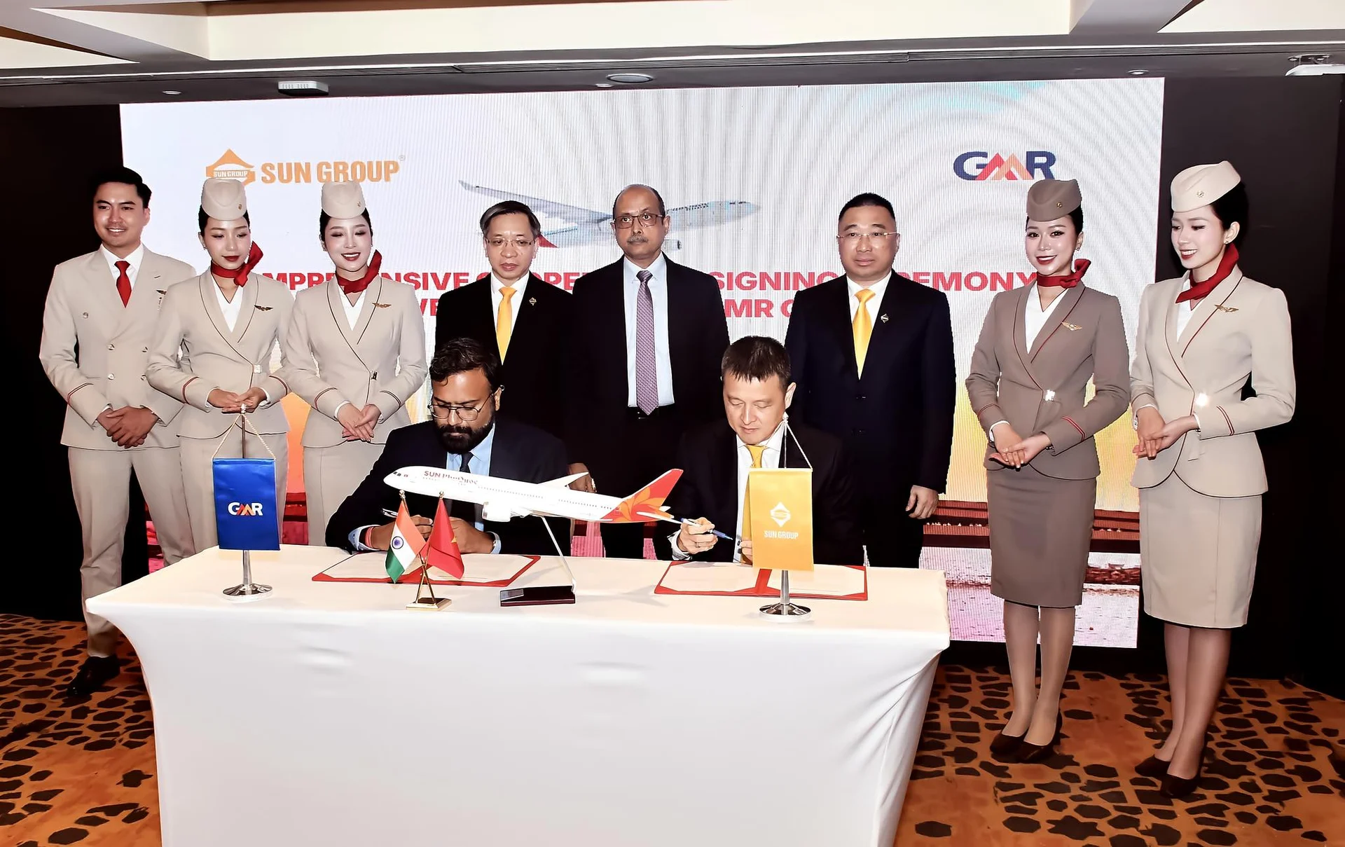 Sun Group signs MoU with GMR Group, the World-Leading Airport Operator