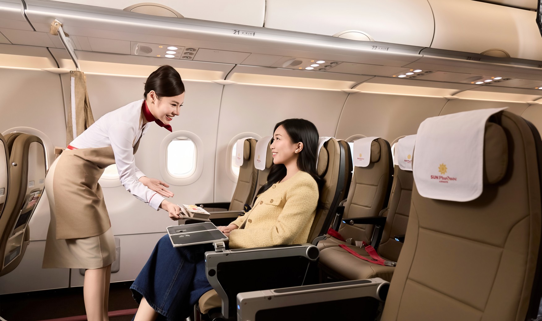 Du khách trải nghiệm dịch vụ bay nghỉ dưỡng với Sun PhuQuoc Airways