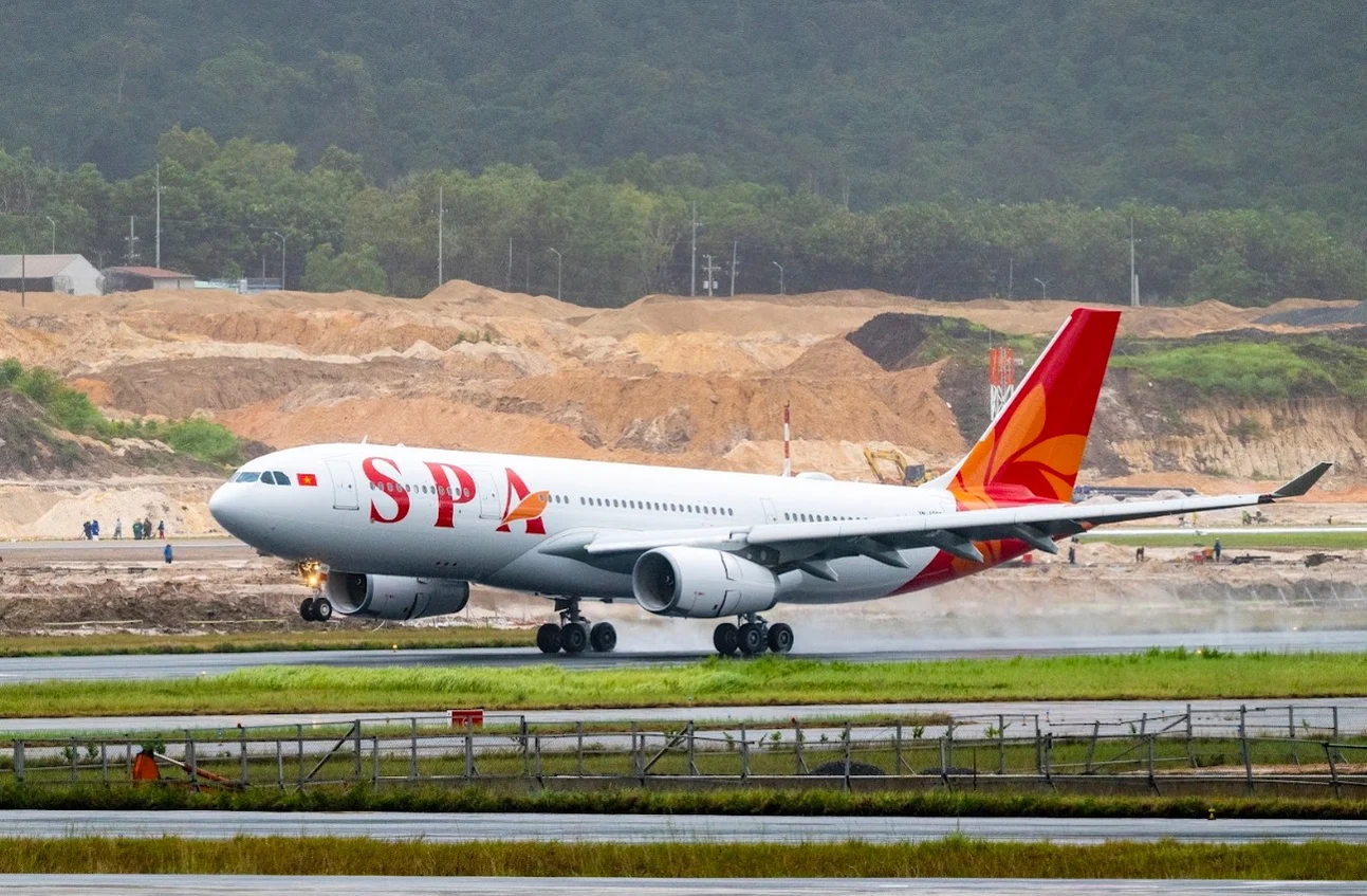 Sun PhuQuoc Airways đón tàu thân rộng Airbus A330 đầu tiên sau 10 tháng khai thác thương mại
