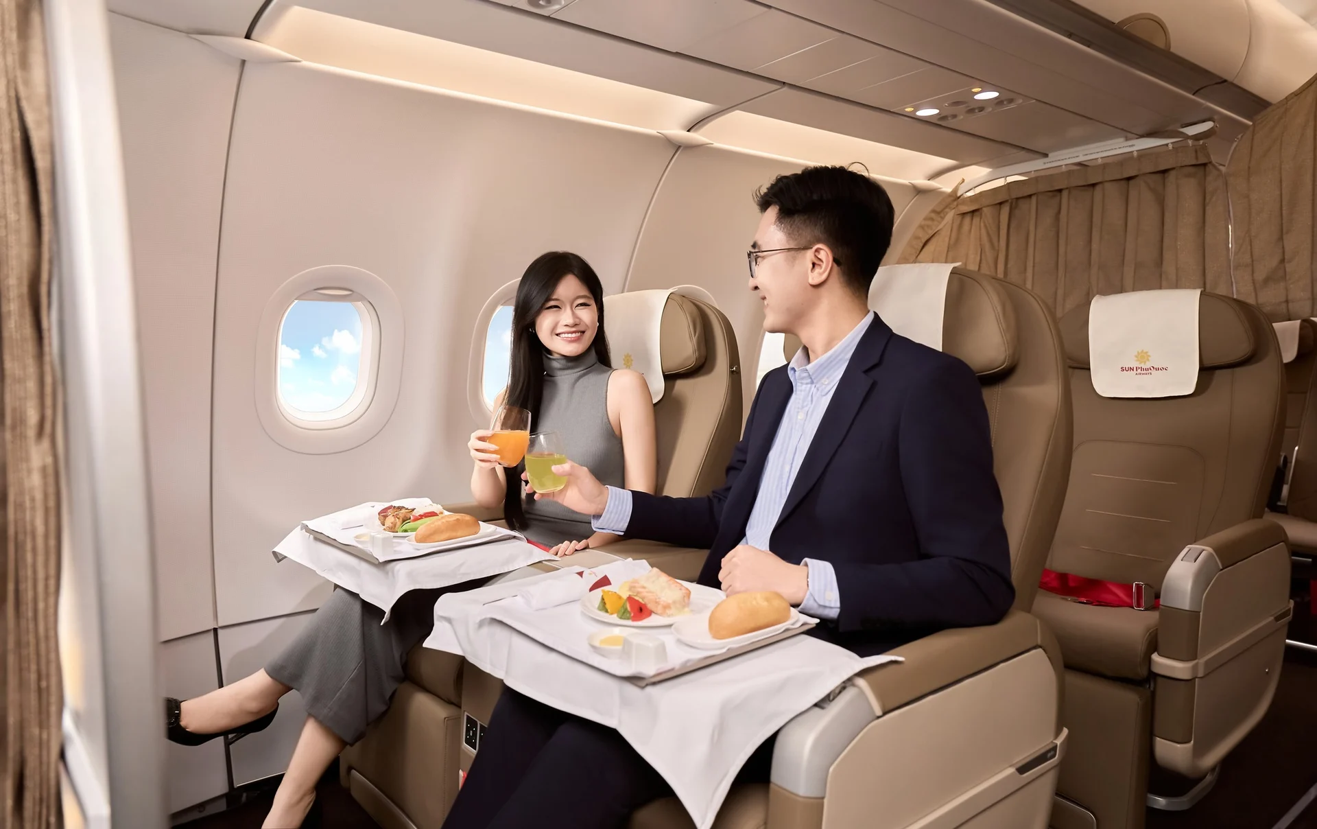 Nâng tầm trải nghiệm trên chuyến bay đi Đài Bắc cùng Sun PhuQuoc Airways