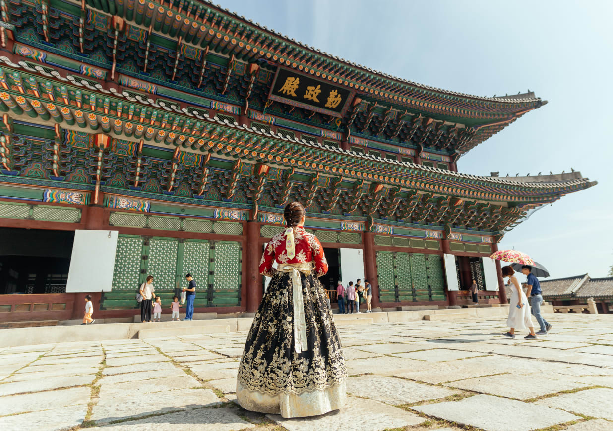 Săn vé máy bay Hàn Quốc để tham quan Cung điện Gyeongbokgung