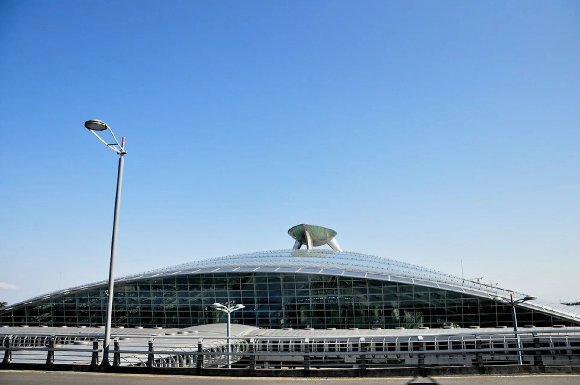 Khung cảnh bên ngoài điểm đi từ sân bay Incheon về Việt Nam