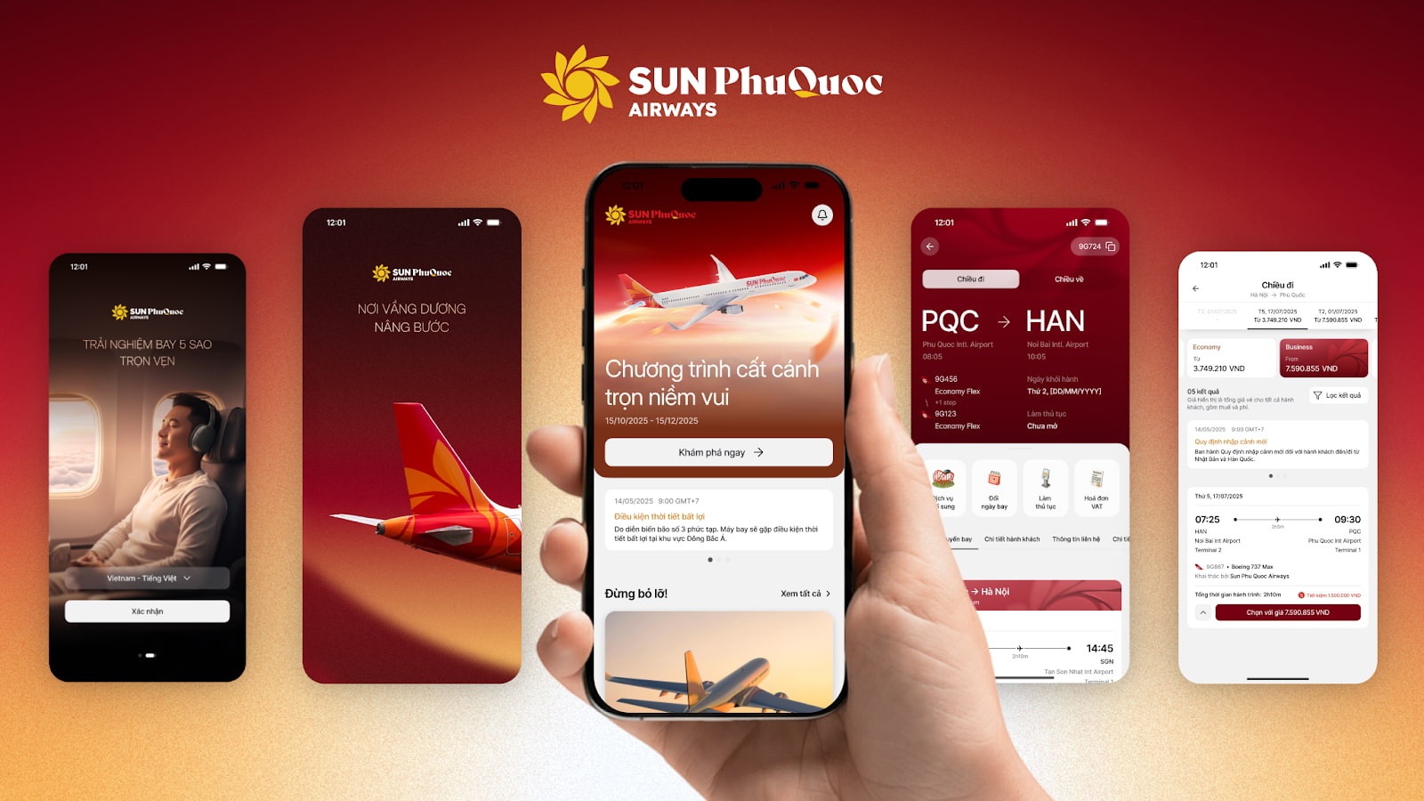 Đặt vé máy bay Đài Loan đi Phú Quốc tiện lợi trên app SPA