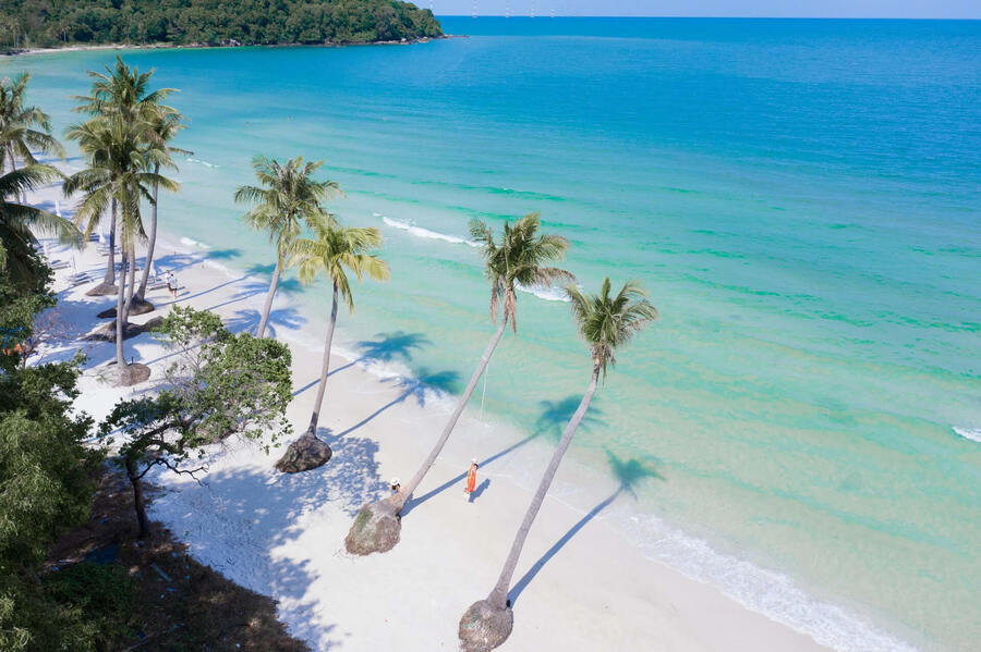 Sao Beach is a popular attraction among visitors travelling from Seoul to Phu Quoc
