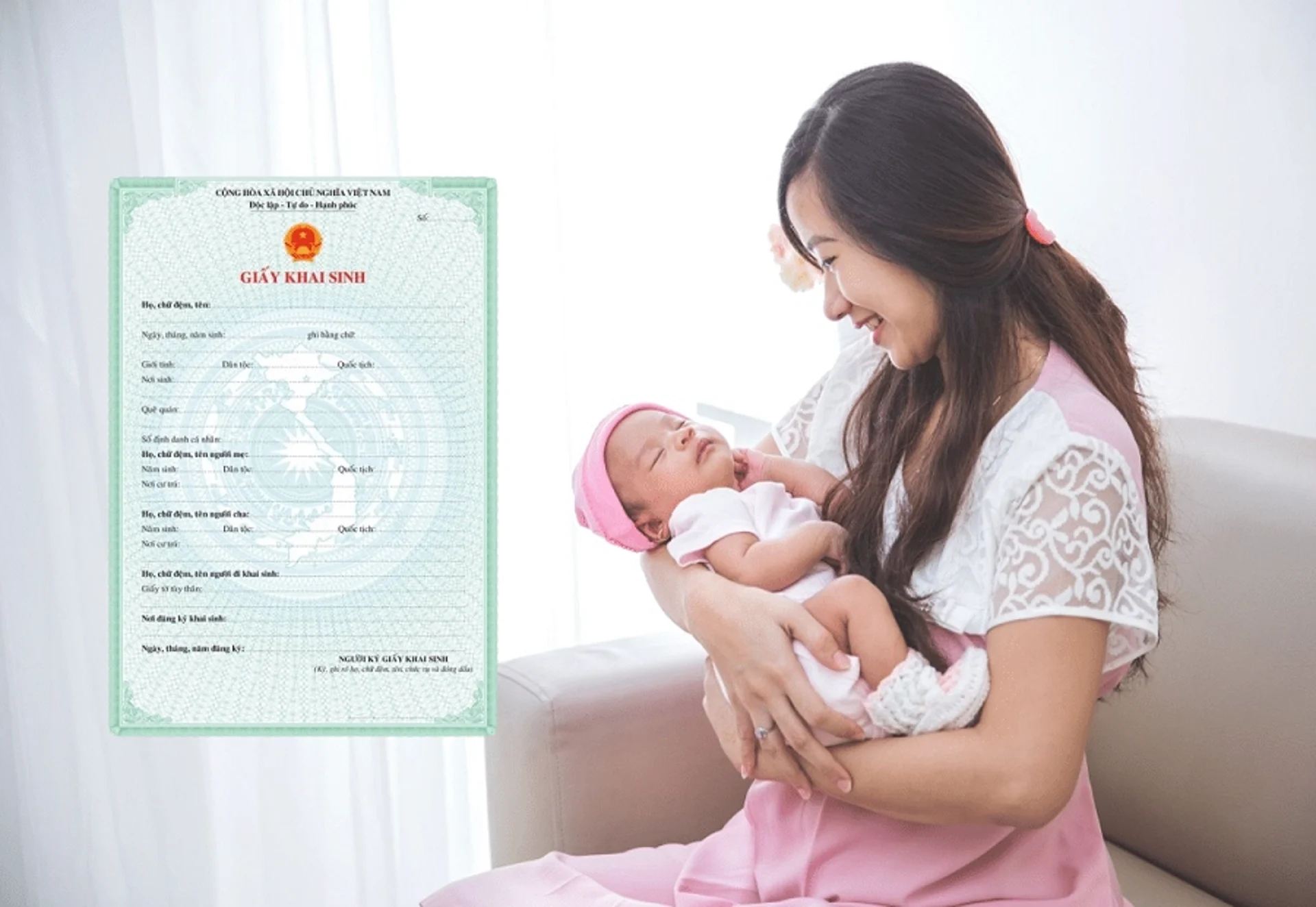 Giấy tờ tùy thân cho trẻ sơ sinh đi máy bay